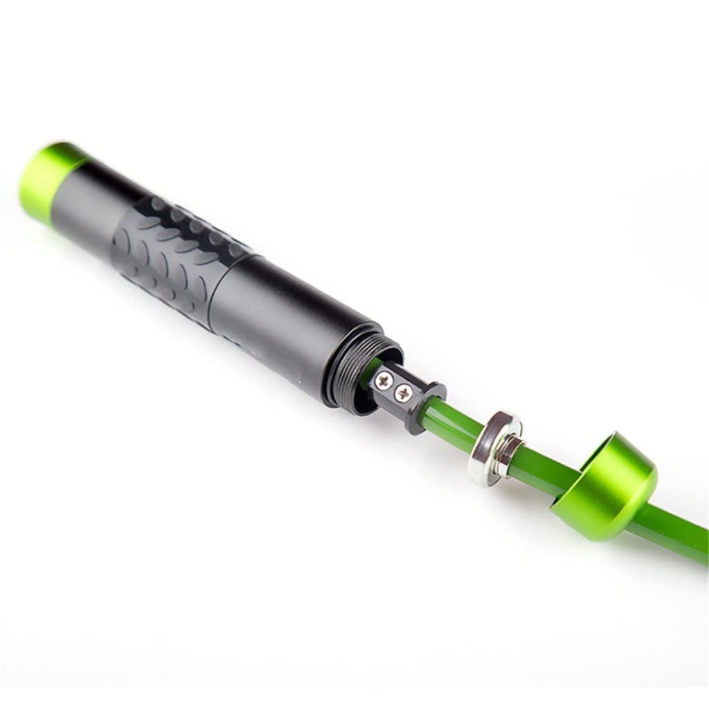 Adjustable Weighted Jump Rope with Aluminum Handles for Fitness Training