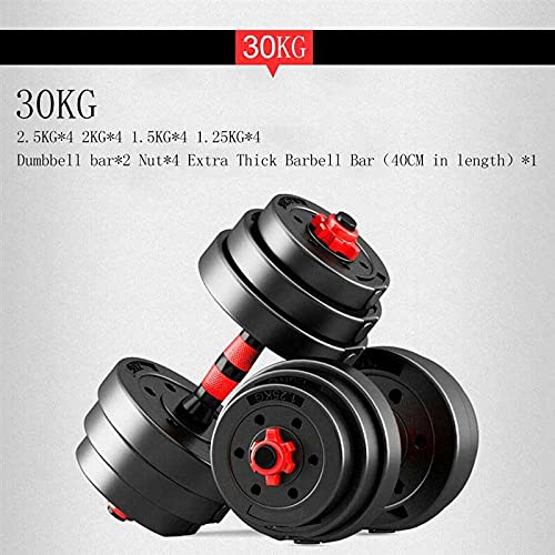 Adjustable 30KG Detachable Dumbbell Set