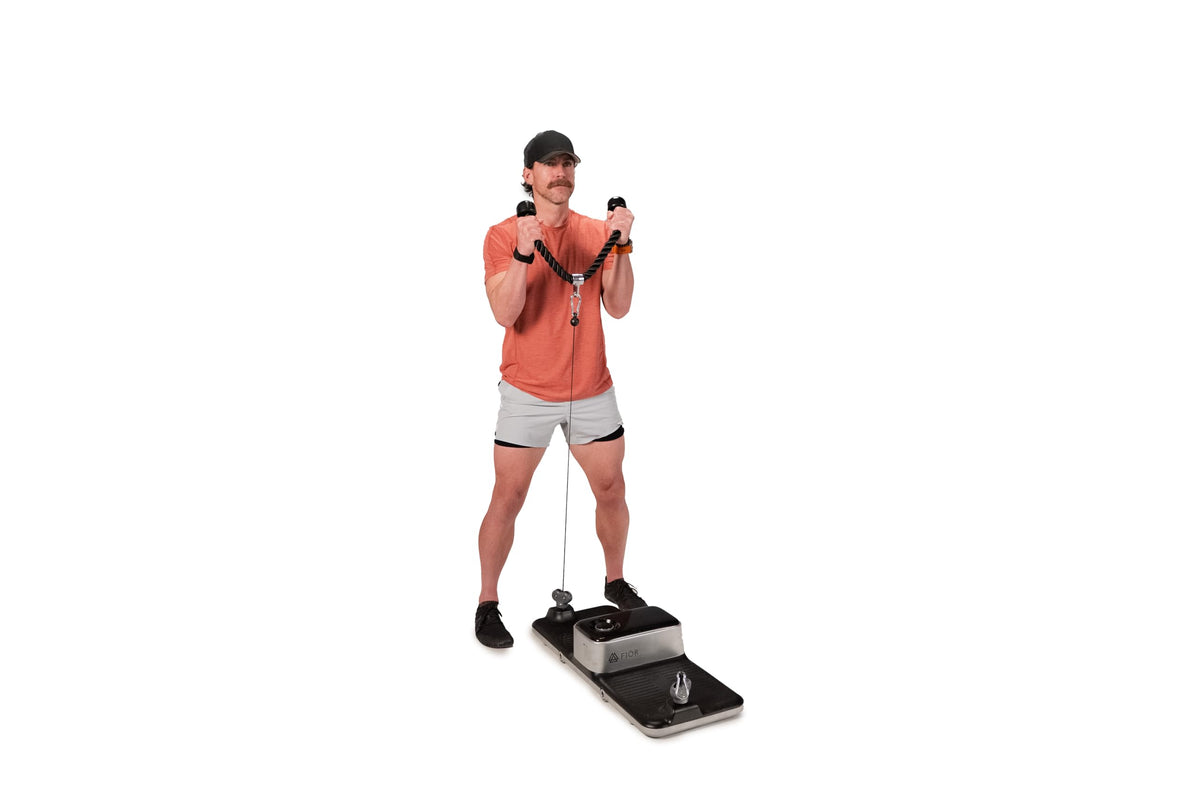 Compact Home Gym Cable Resistance Trainer