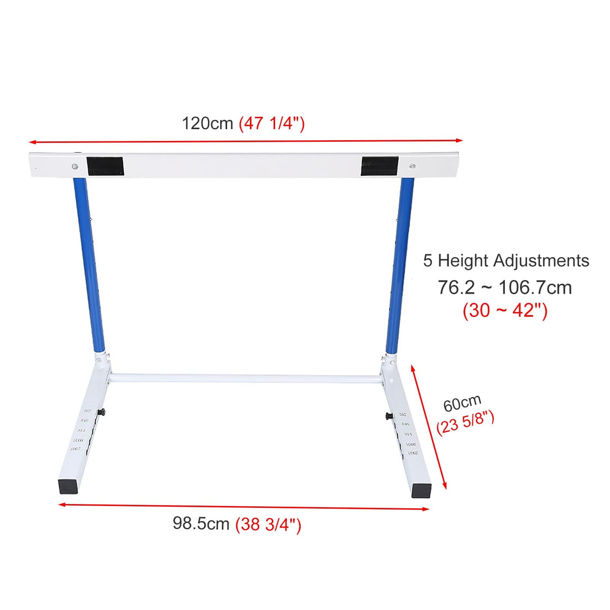 Adjustable Agility Hurdles for Speed Training Drills