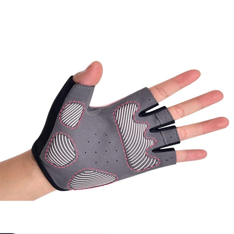 Breathable Half Finger Fitness Gloves with Anti-Slip Grip for Training