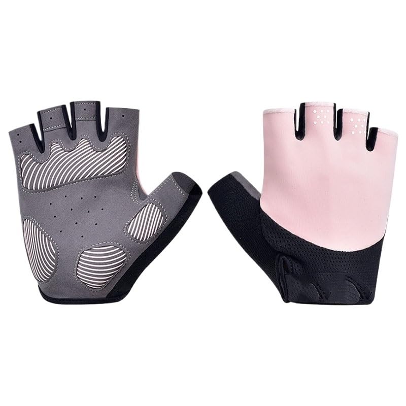 Breathable Half Finger Fitness Gloves with Anti-Slip Grip for Training