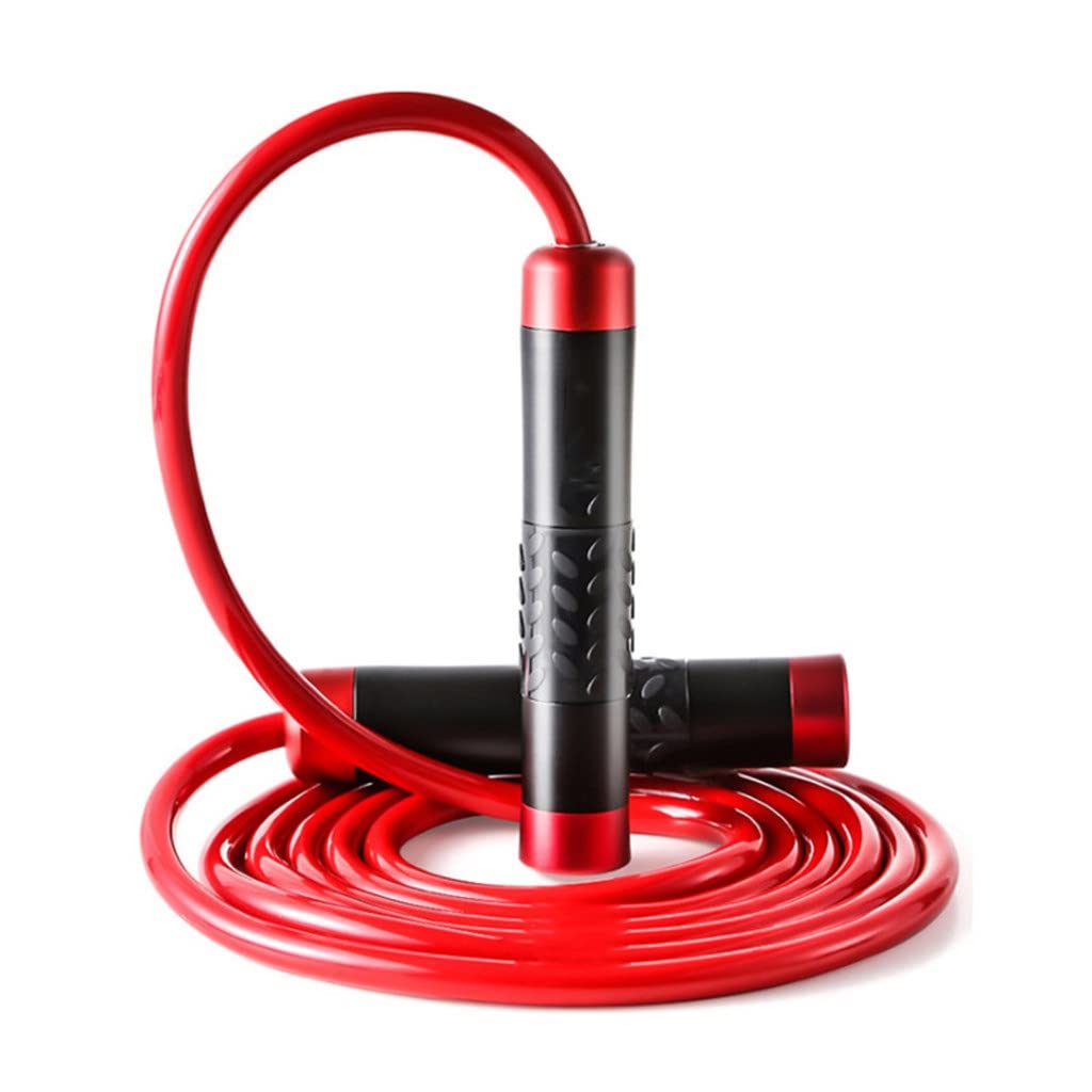 Adjustable Weighted Jump Rope with Aluminum Handles for Fitness Training