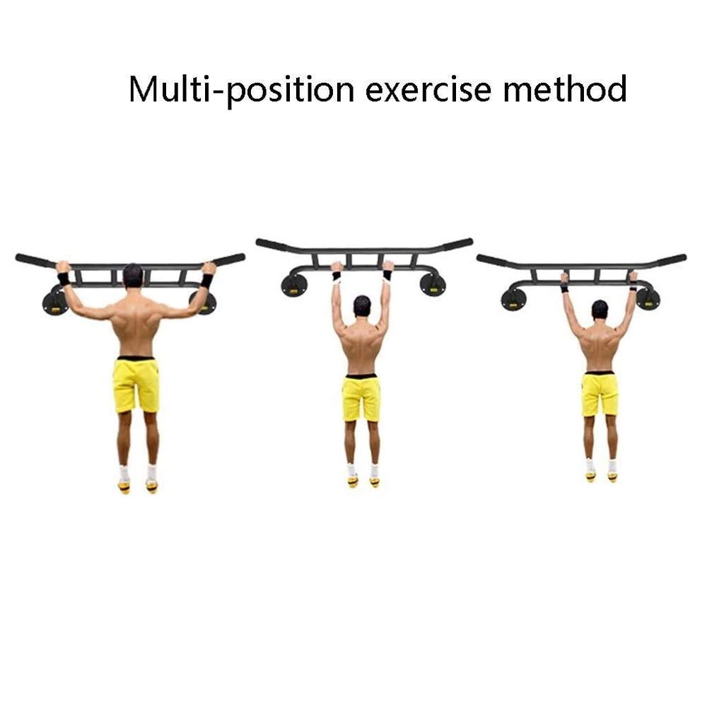 Multi-Position Wall Mounted Pull Up Bar for Home Fitness Training