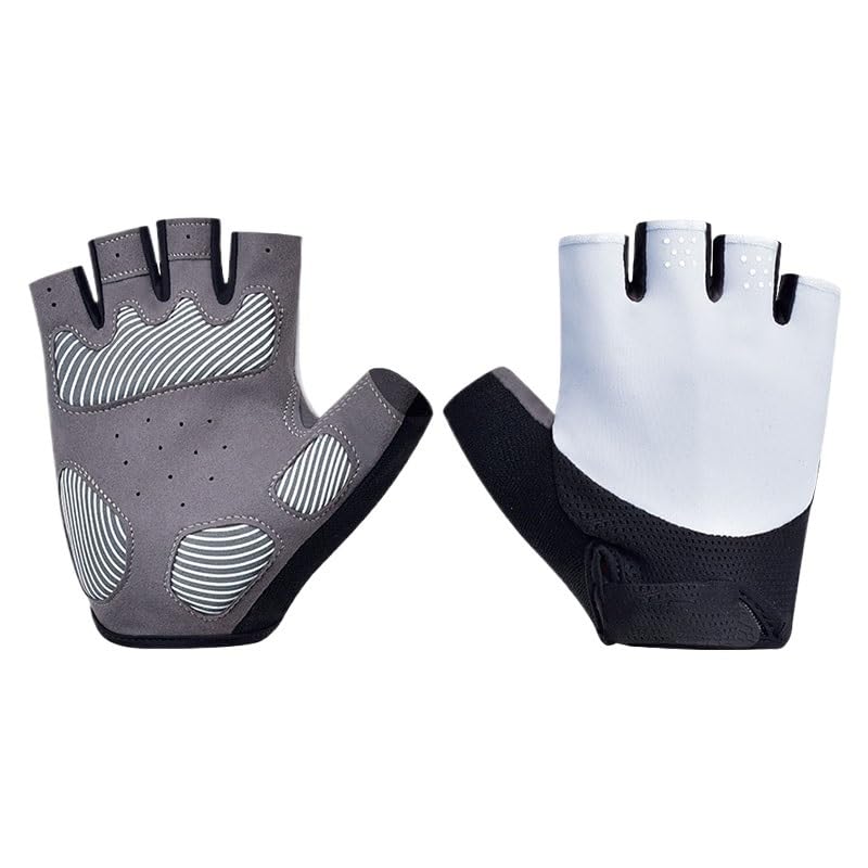 Breathable Half Finger Fitness Gloves with Anti-Slip Grip for Training