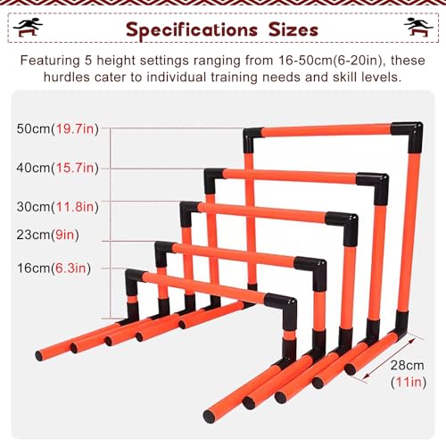 Agility Training Hurdles for Sports Drills