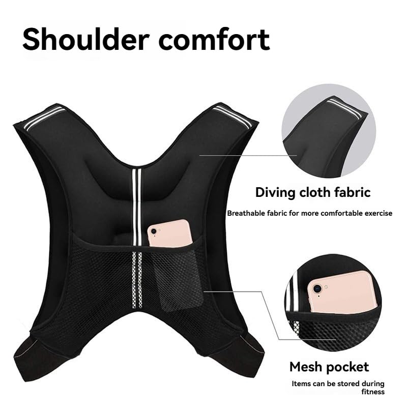 Weighted Vest for Strength Training and Running