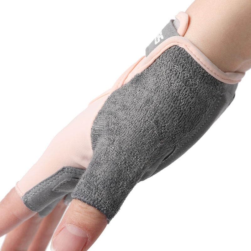 Half Finger Fitness Gloves with Anti-Slip Grip and Wrist Support
