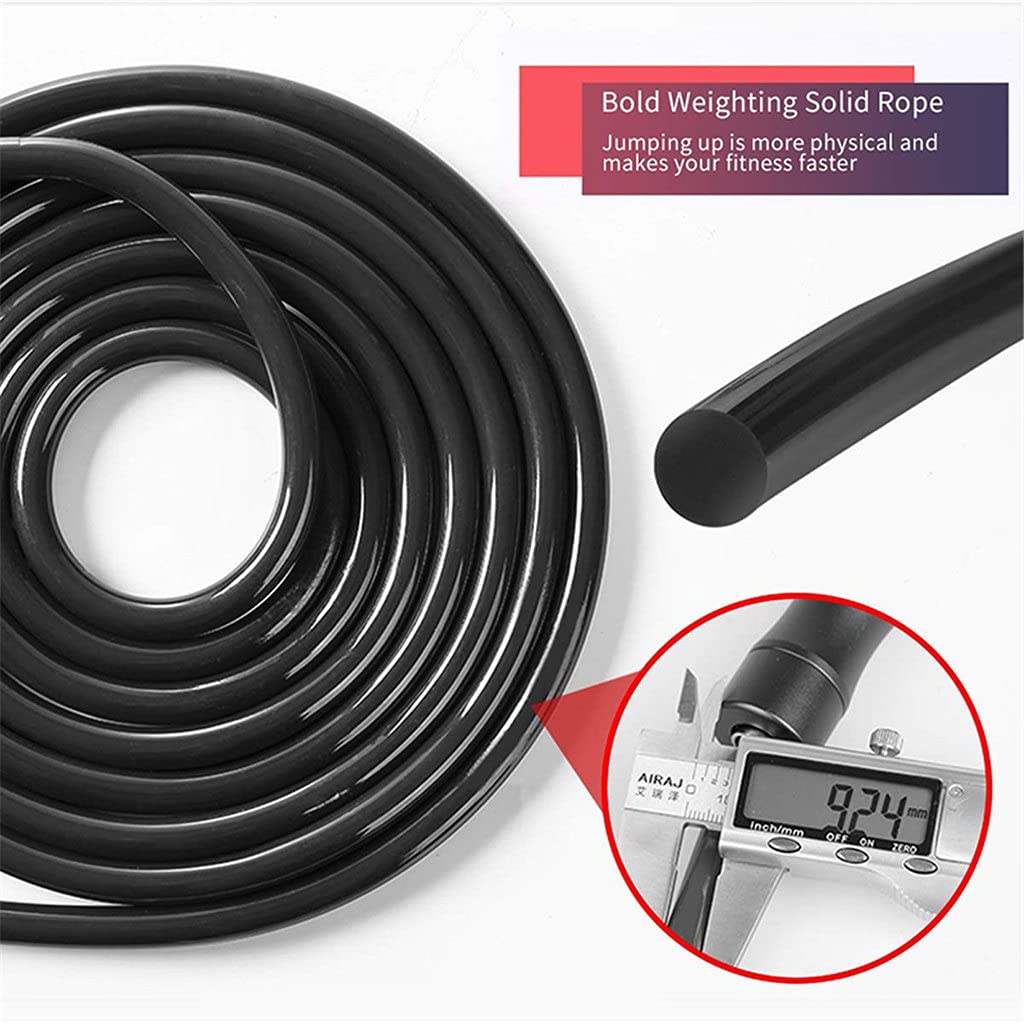 Weighted Jump Rope with Aluminum Handles for Fitness Training