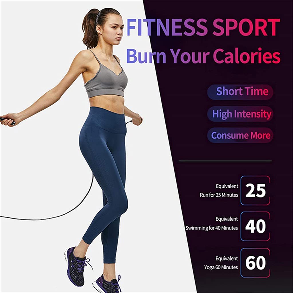Weighted Jump Rope with Aluminum Handles for Fitness Training