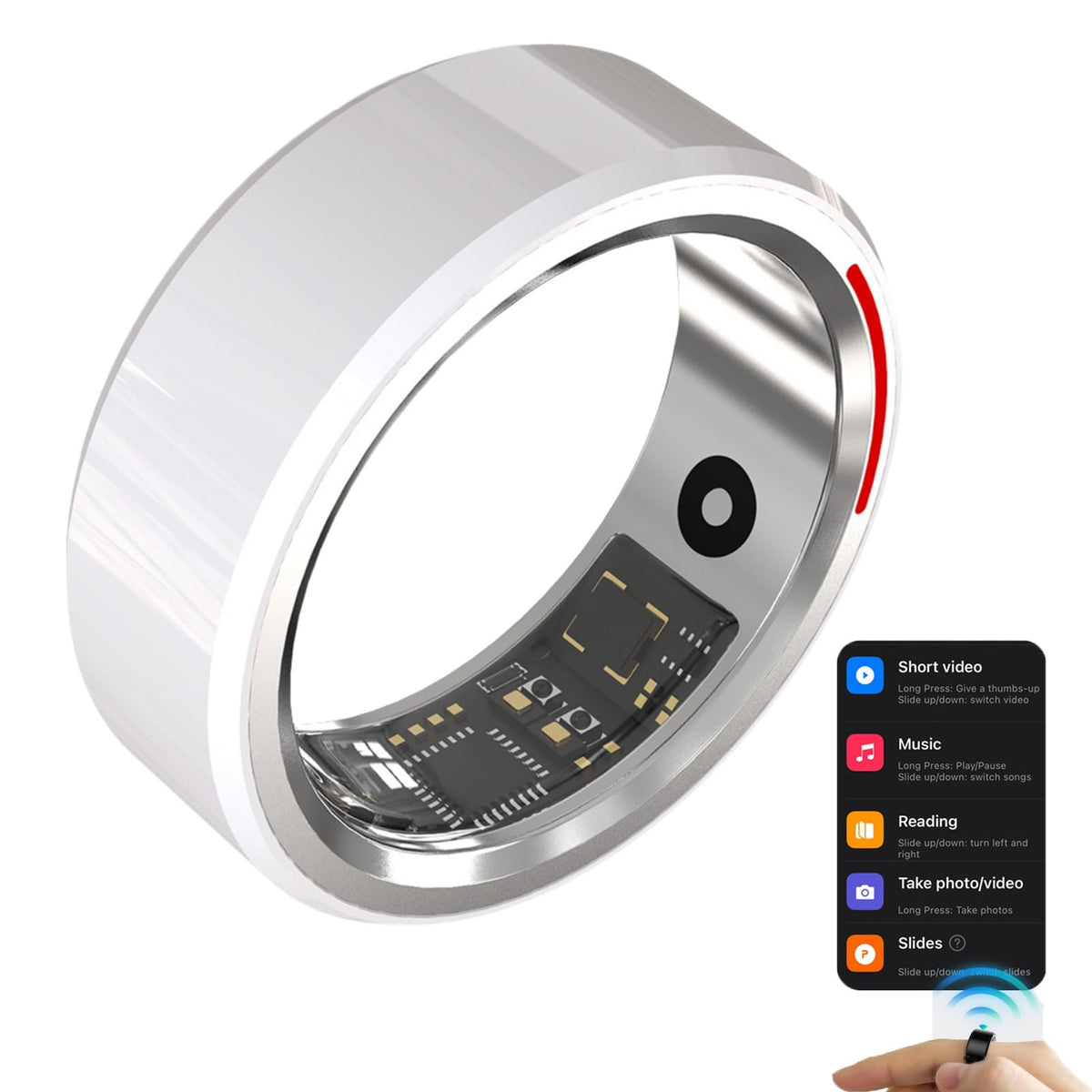 Fitness Tracker with Sleep Monitoring and SOS Device