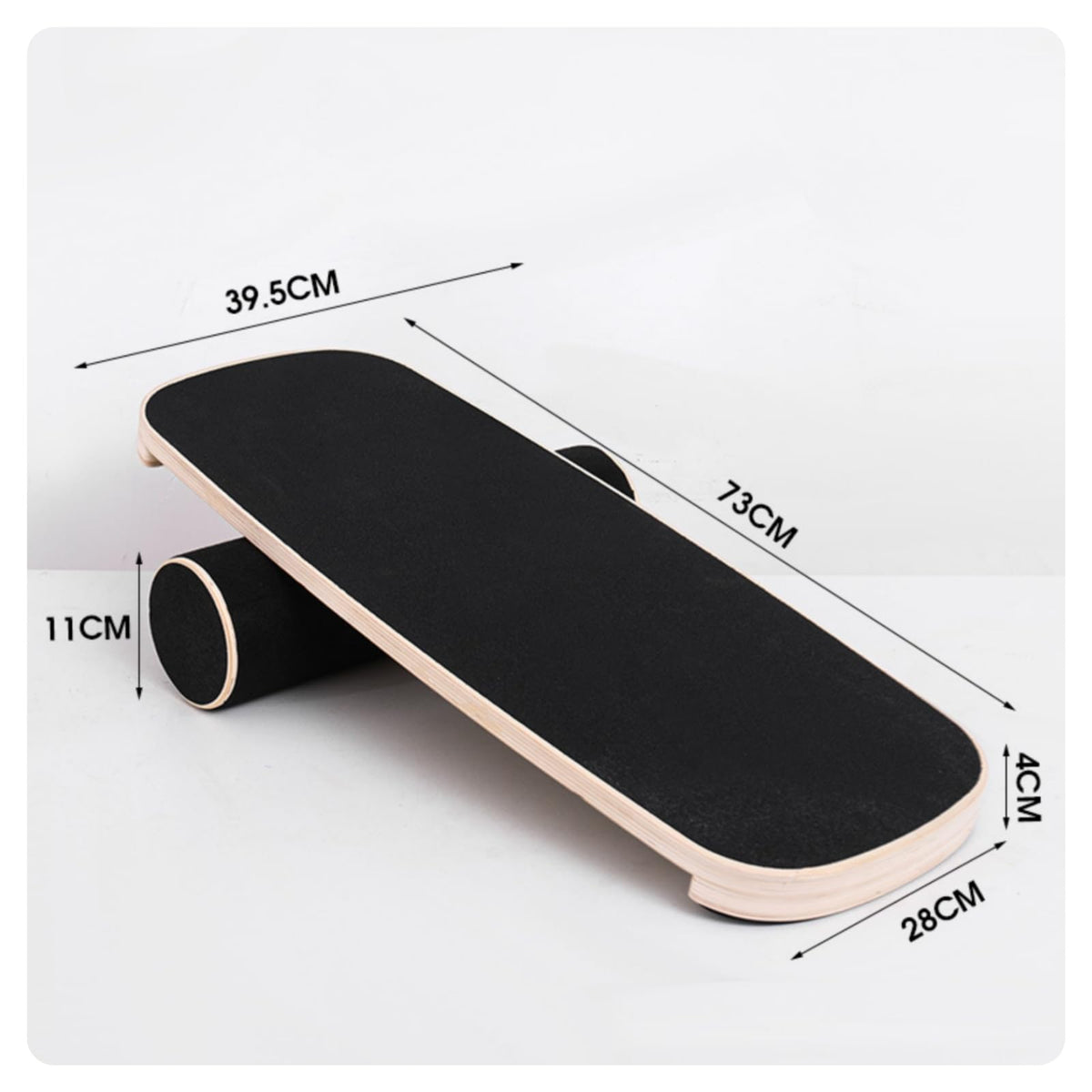 Wooden Balance Board for Surfing Training and Stability Exercises