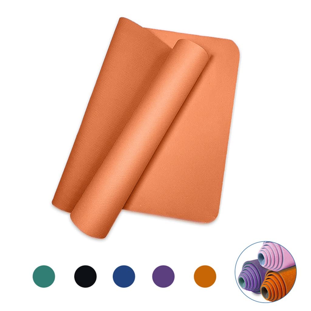 Extra Thick Double-Sided Yoga Mat for Fitness and Pilates