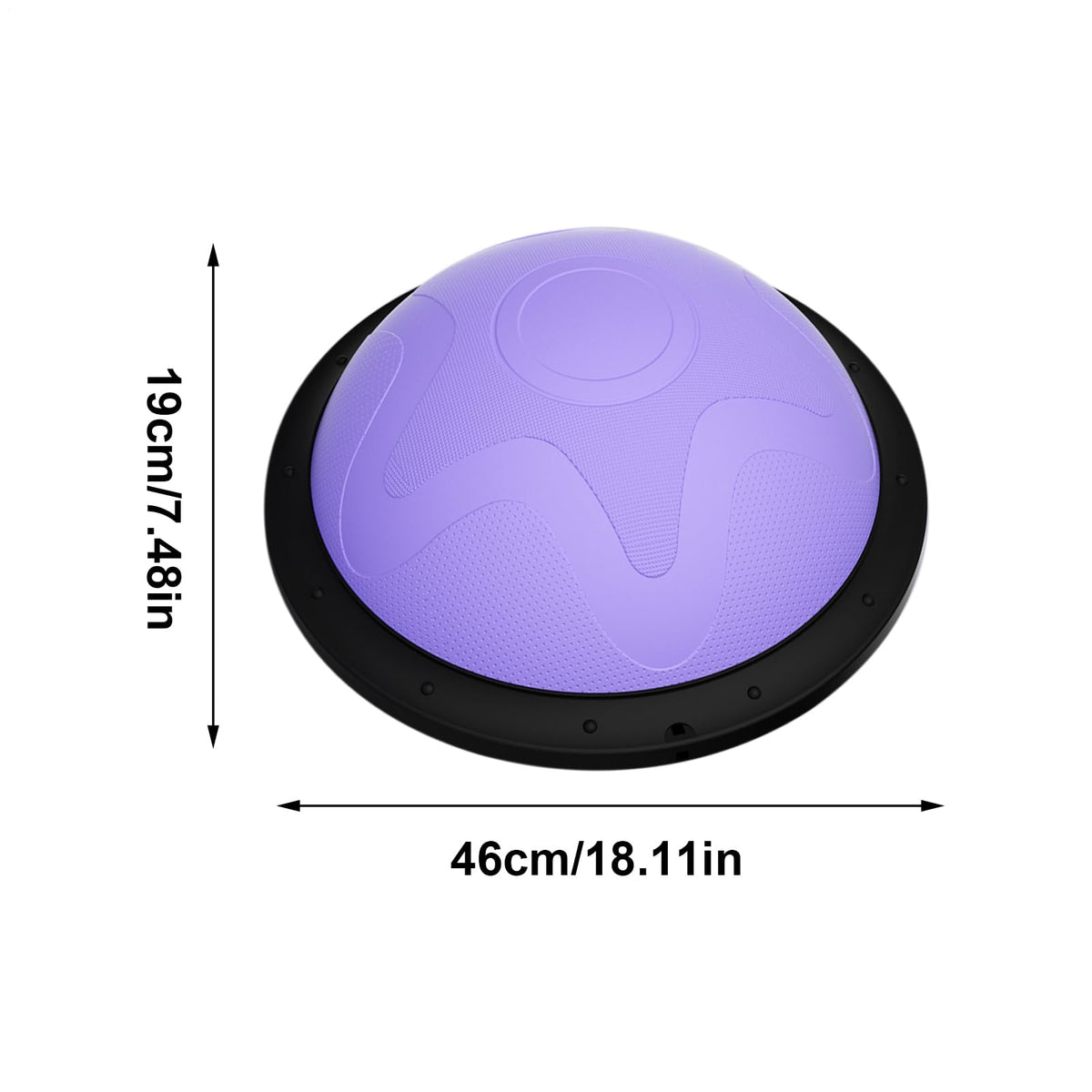 Balance Exercise Ball Half Stability Training Equipment