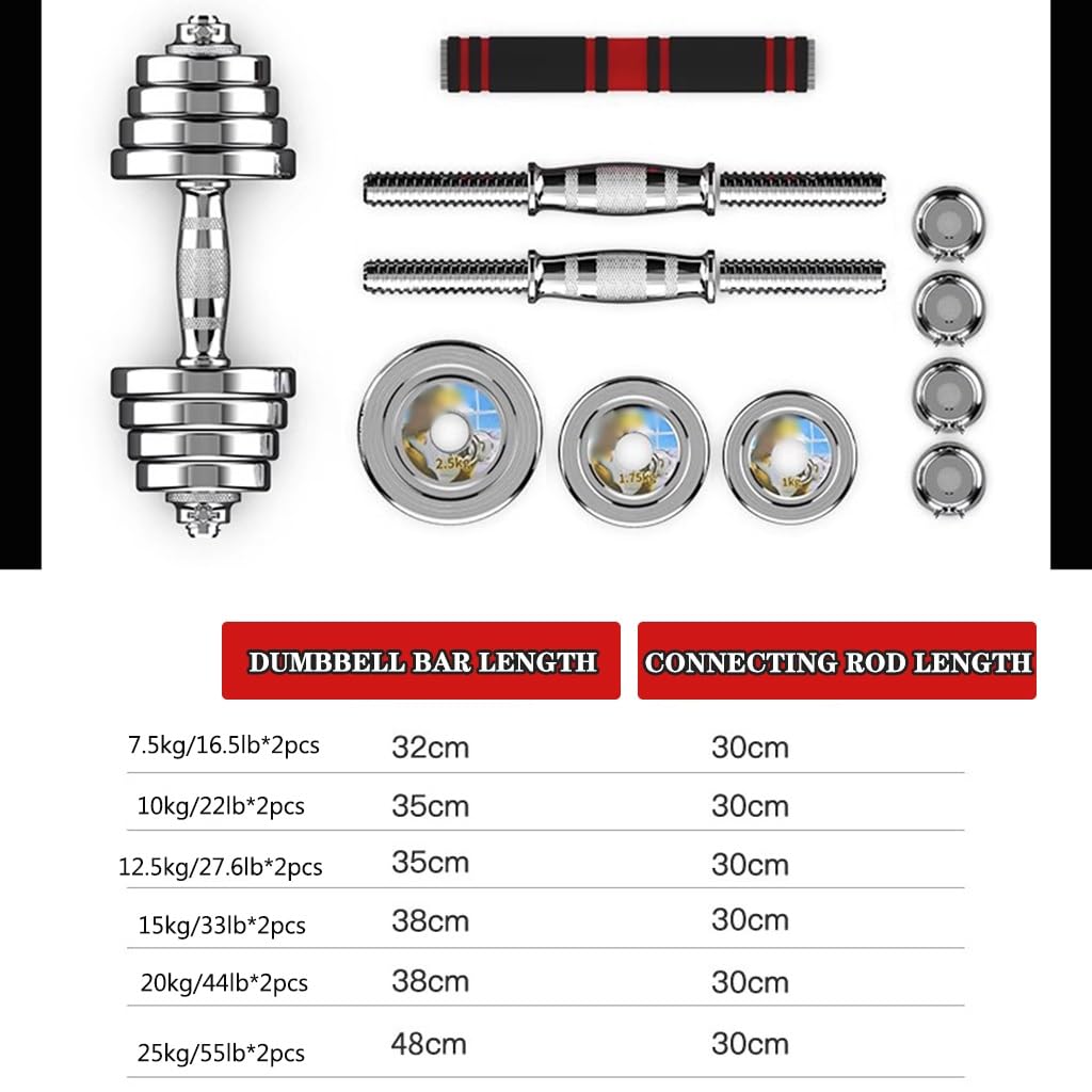Adjustable Dumbbell Set for Home Fitness Training