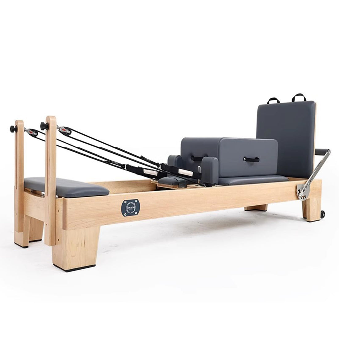 Wood Pilates Reformer Bed for Core and Body Training