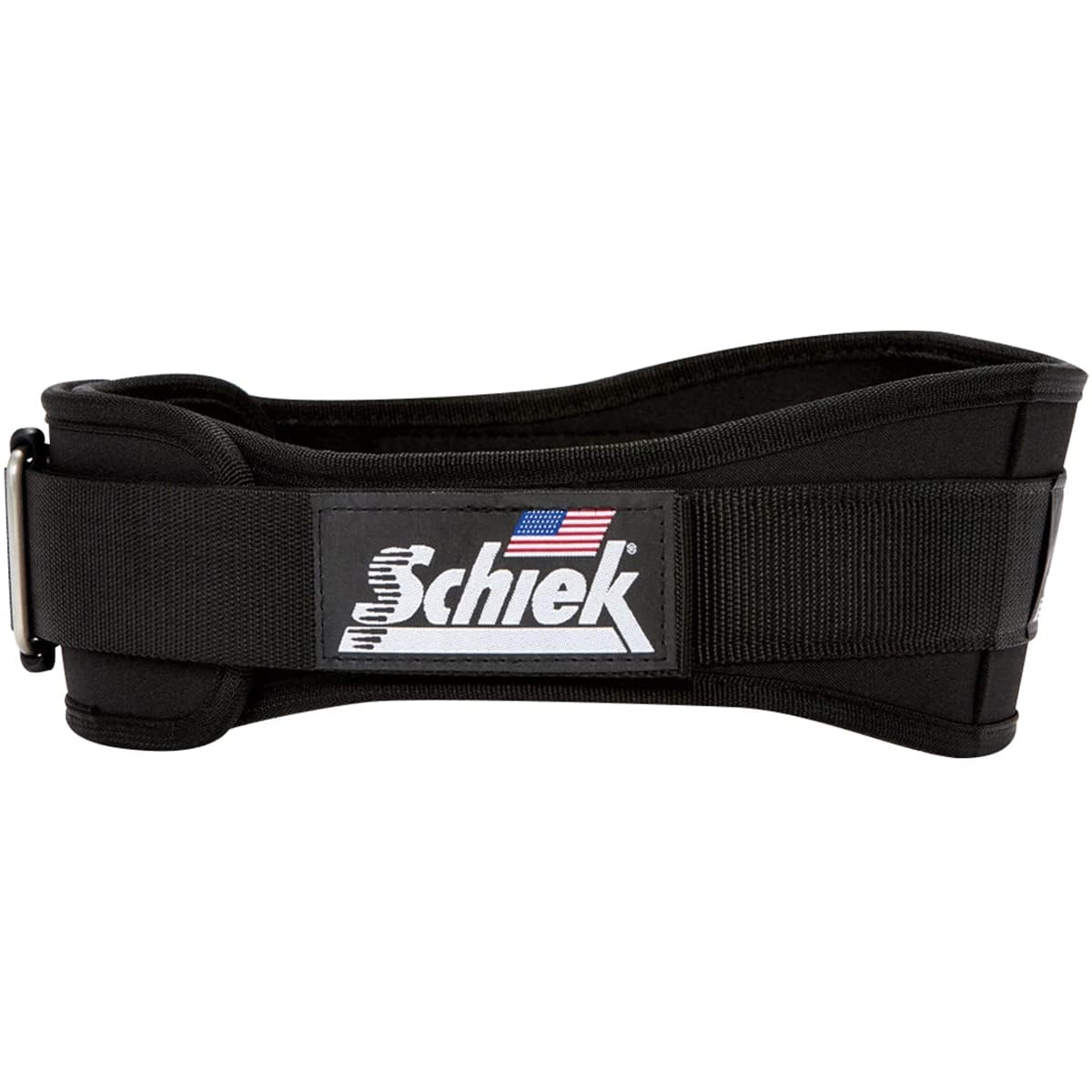 Schiek Sports Model 2004 Nylon 4 3/4" Weight Lifting Belt - Black