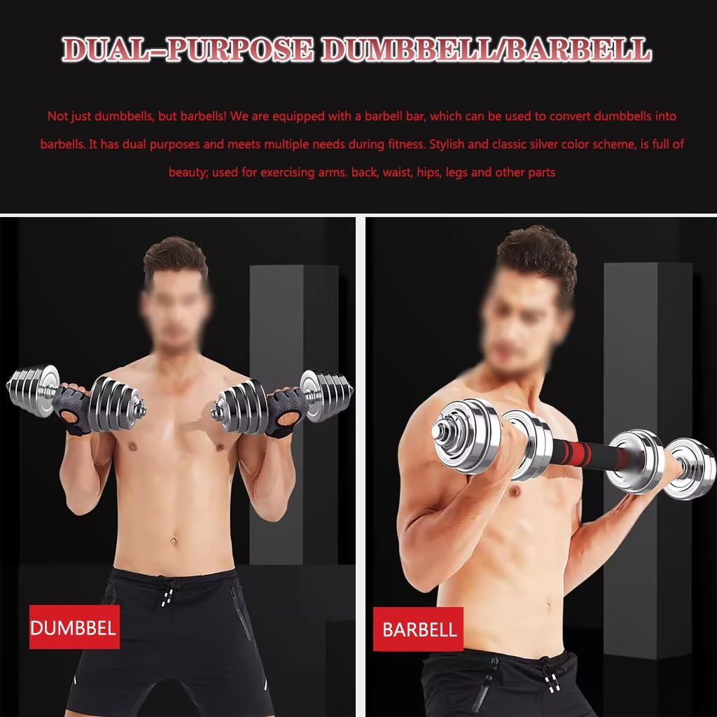 Adjustable Dumbbell Set for Home Fitness Training