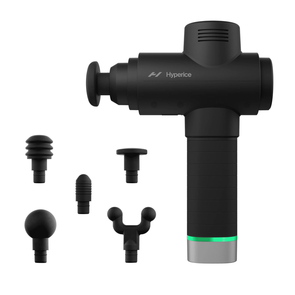 Percussion Massage Gun with 5 Speeds and Interchangeable Heads for Muscle Recovery