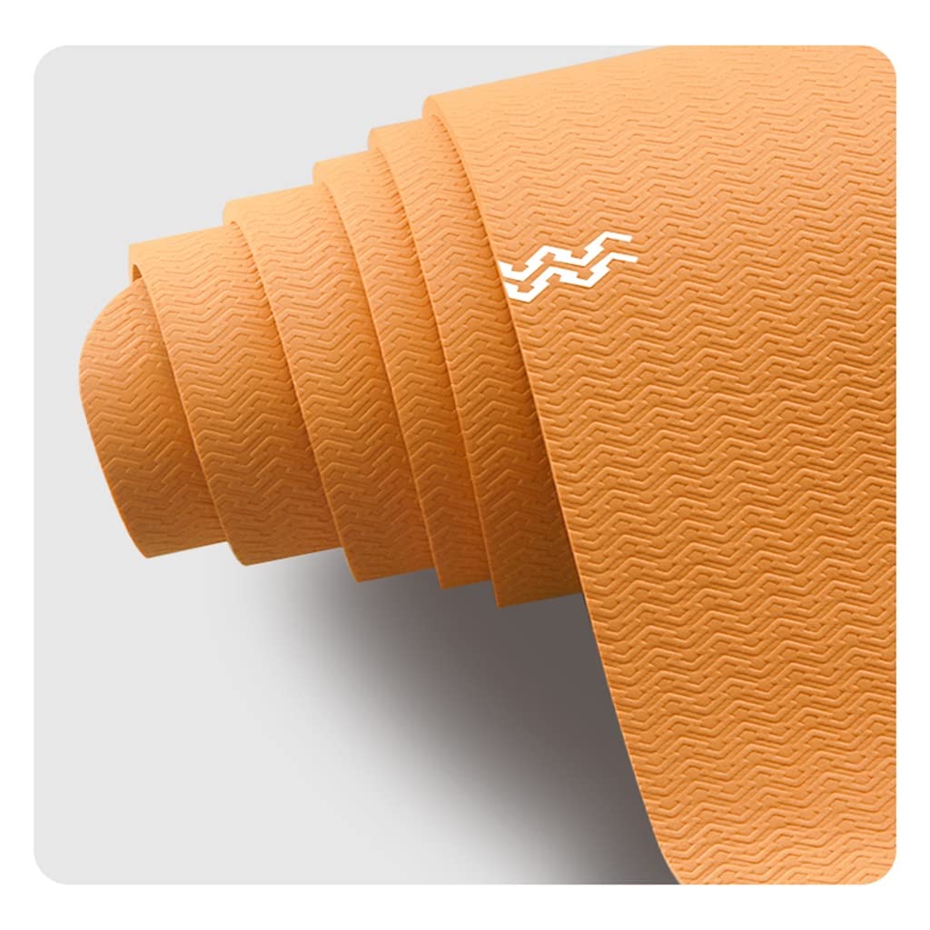 Extra Thick Double-Sided Yoga Mat for Fitness and Pilates