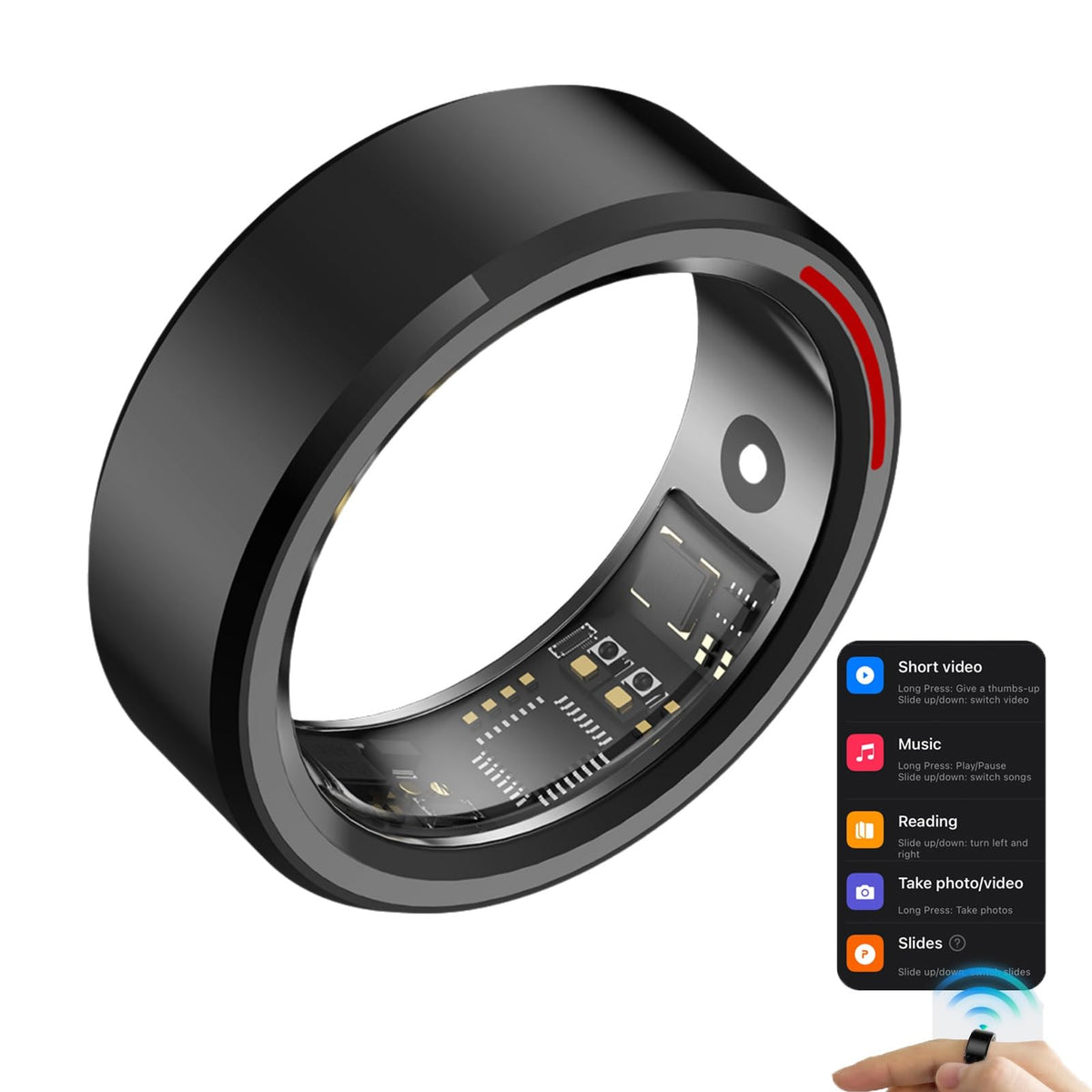Fitness Tracker with Sleep Monitoring and SOS Device