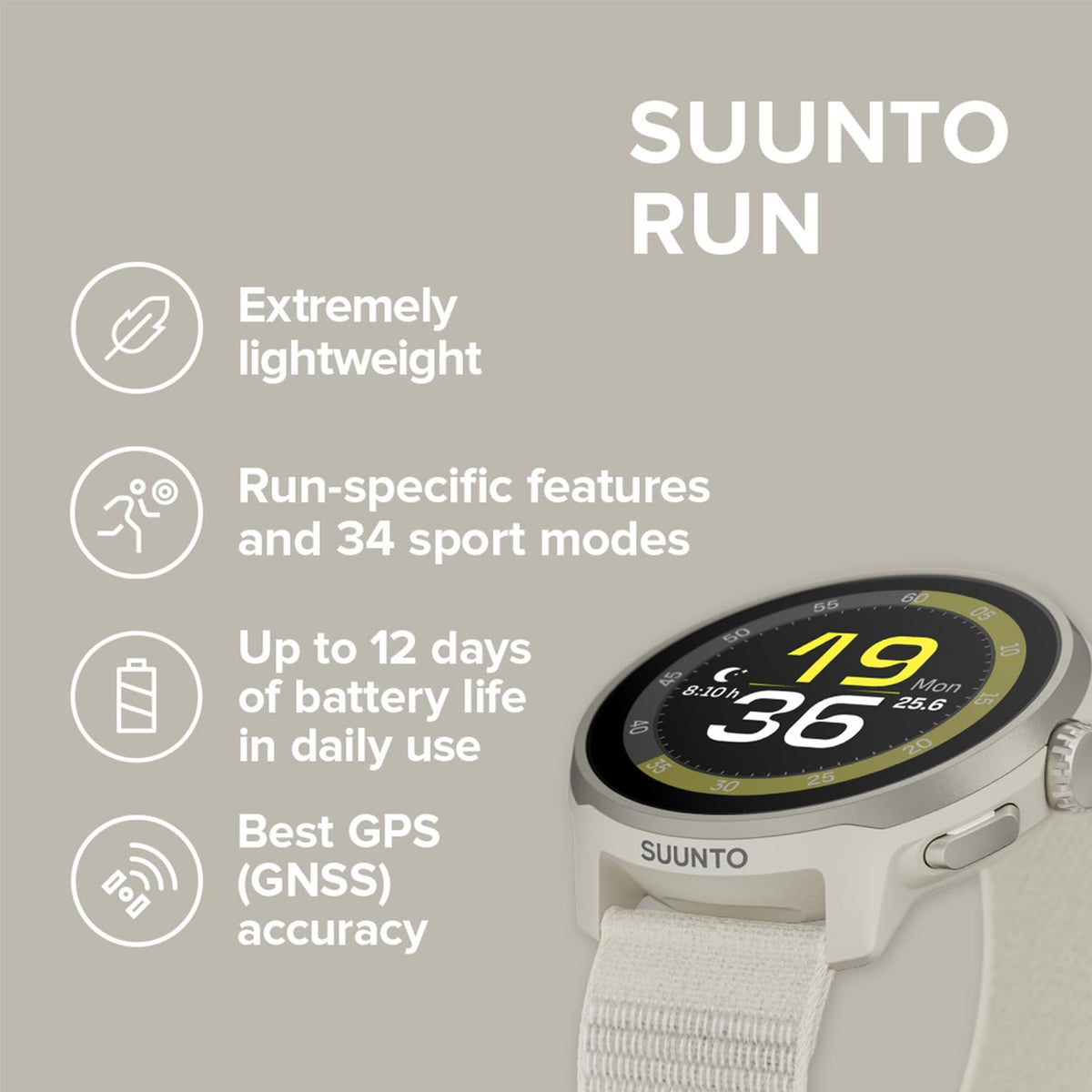 GPS Running Watch with Heart Rate Monitor Band