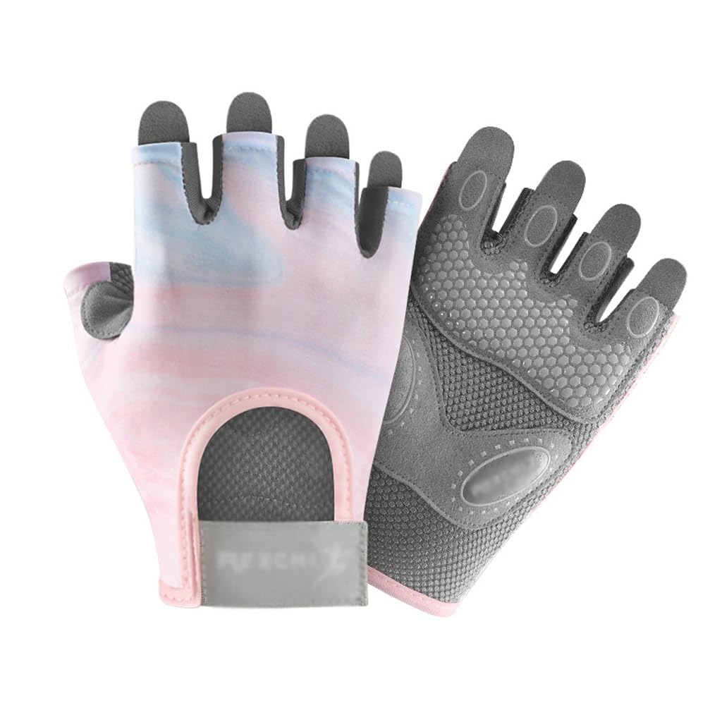 Half Finger Training Gloves with Shock Absorption for Workouts