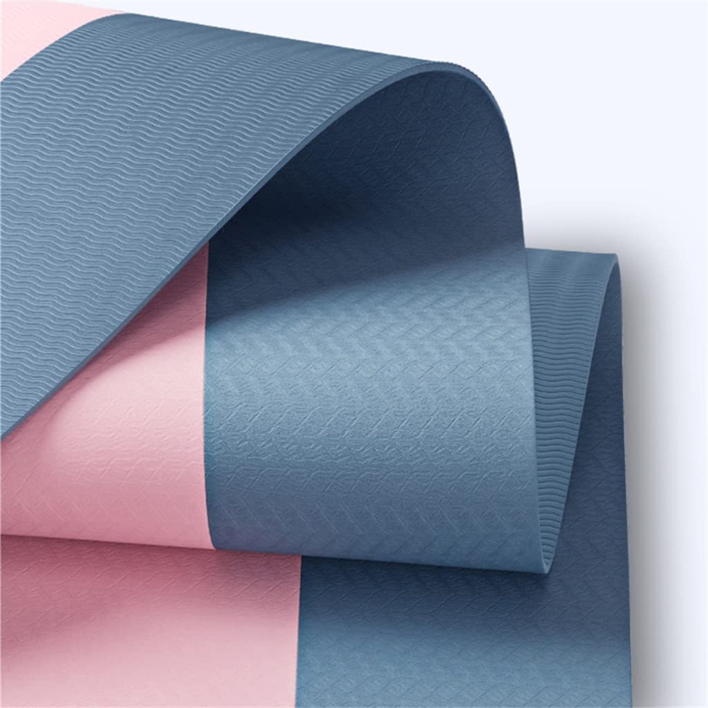 LLLSSS TPE Yoga Mats 6MM Exercise Tasteless Gym Pad Beginner Mat