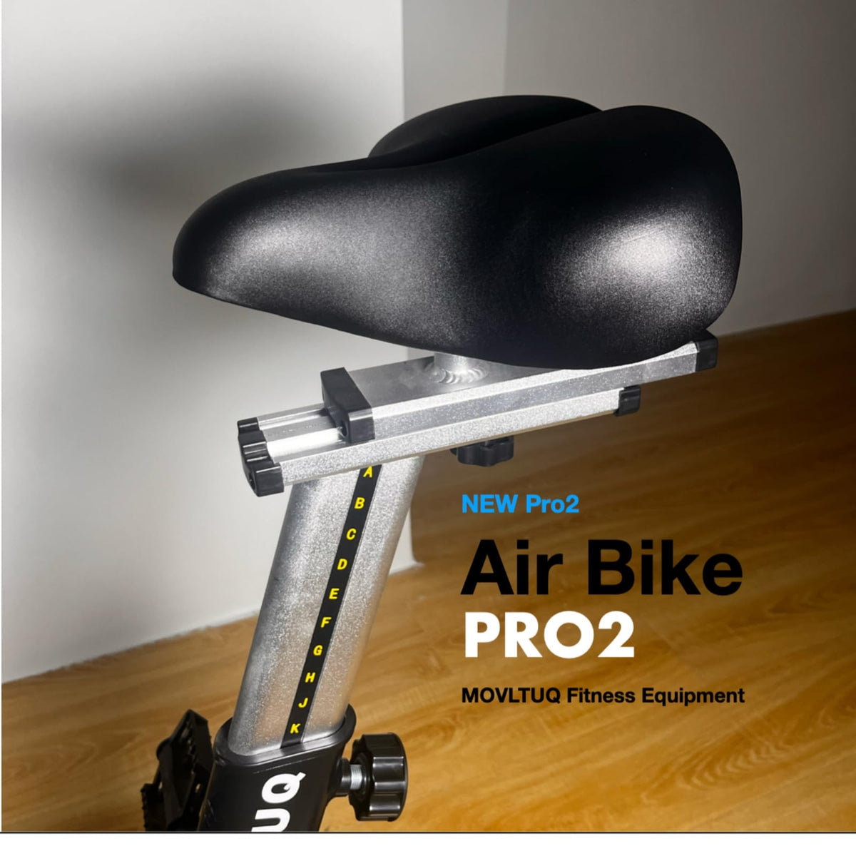 Air Resistance Exercise Bike with Dual Action Handlebars