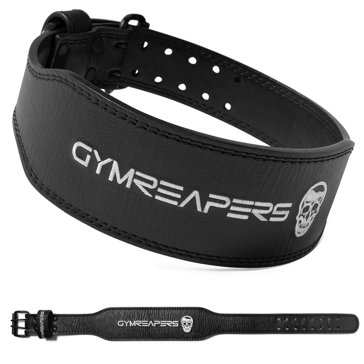 Leather Weightlifting Belt for Squats and Strength Training Support