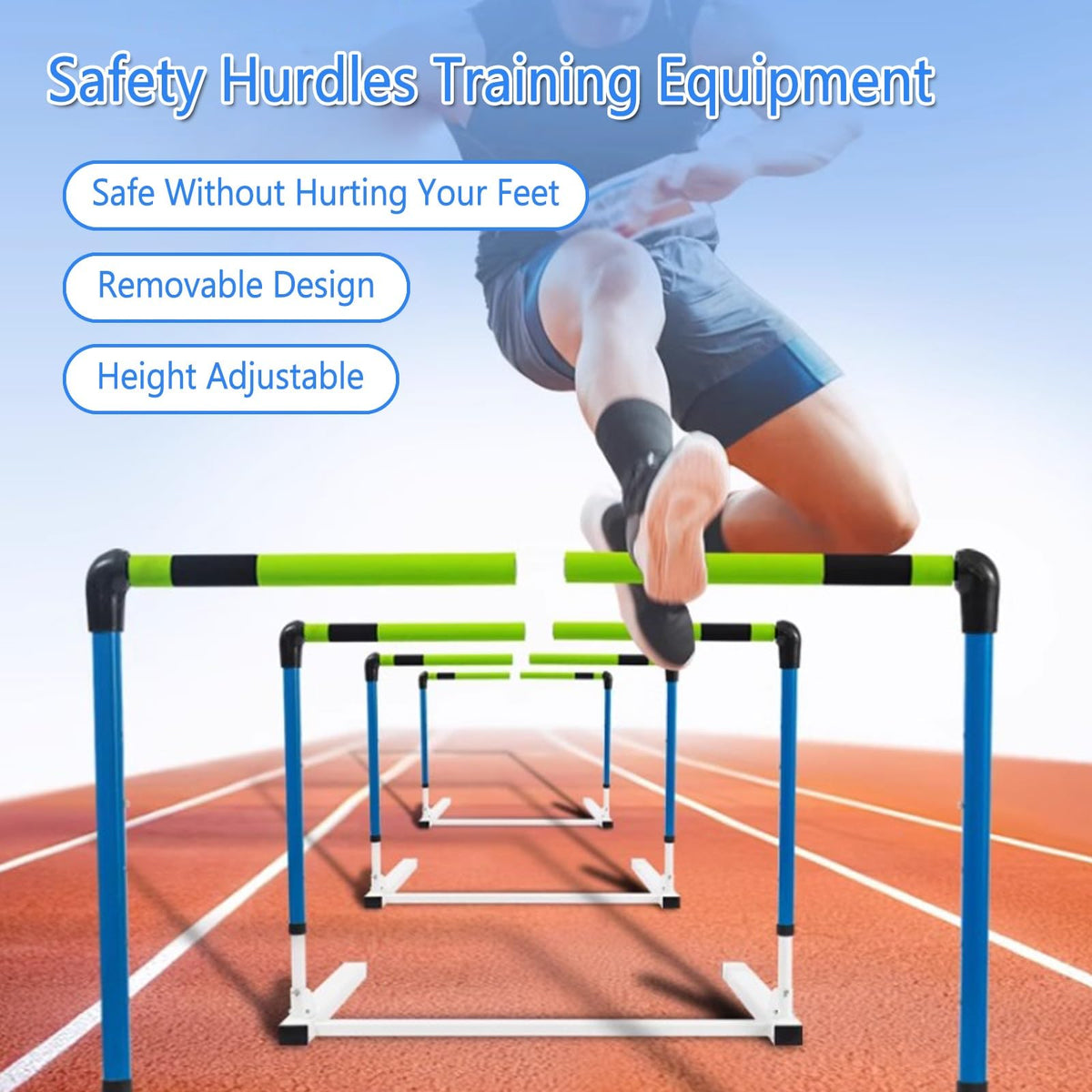 Adjustable Agility Hurdles for Soccer and Sports Training