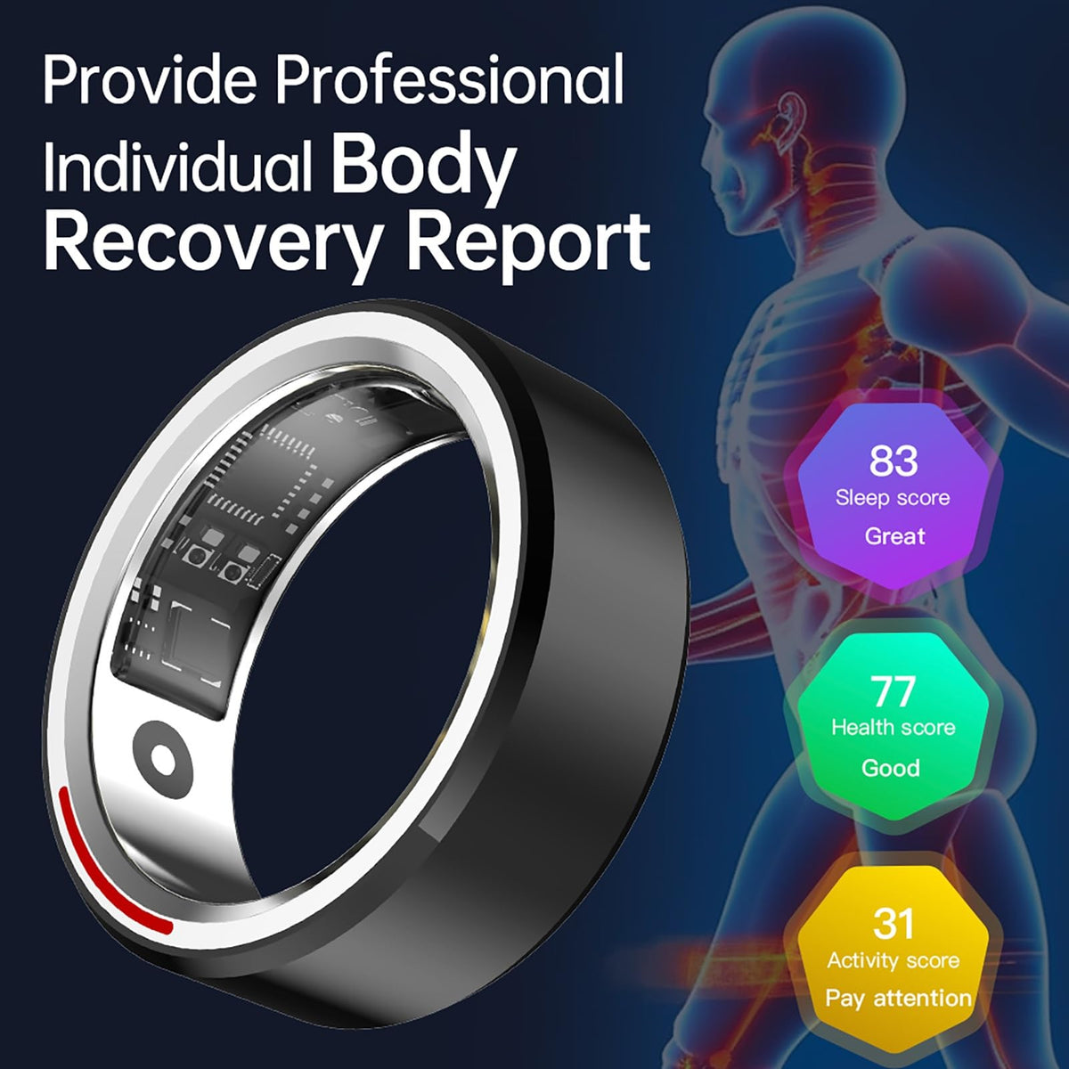 Fitness Tracker with Sleep Monitoring and SOS Device
