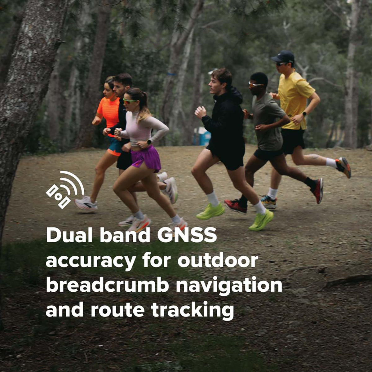 GPS Running Watch with Heart Rate Monitor Band