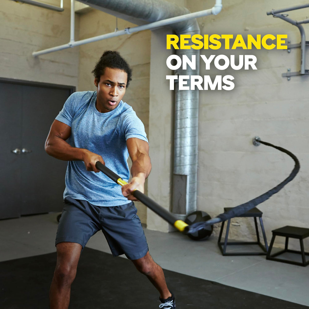 Resistance Cord Trainer for Home Gym Workouts