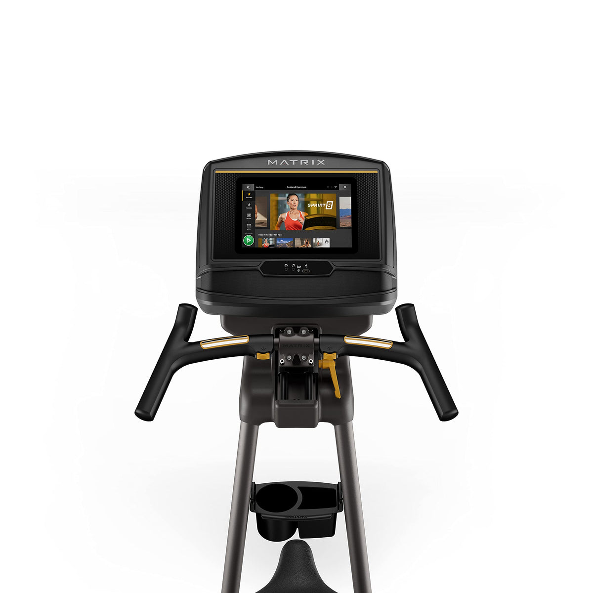 Matrix Fitness U30 Upright Bike, XER Touchscreen Display, Comfort Arc Seat