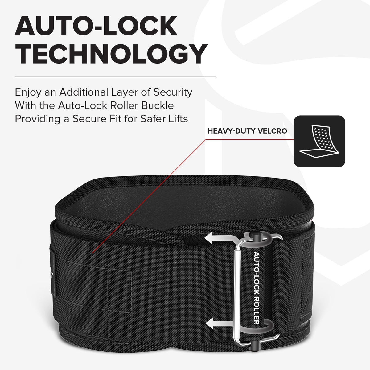 Weightlifting Belt with Back Support for Strength Training and Powerlifting