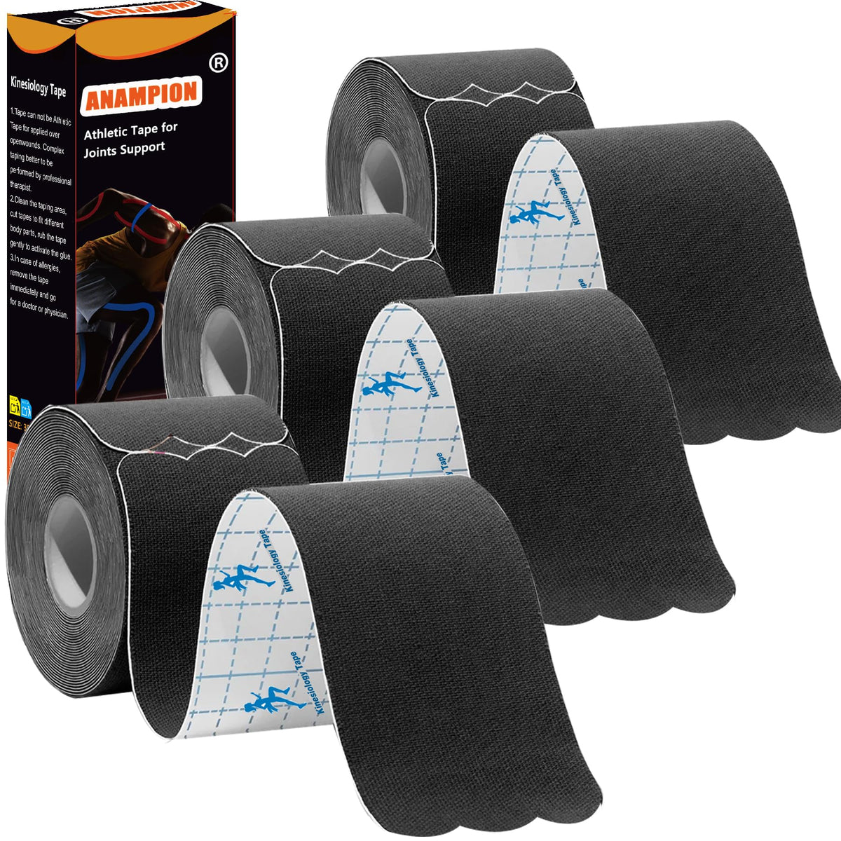 Kinesiology Tape for Sports Support and Athletic Training