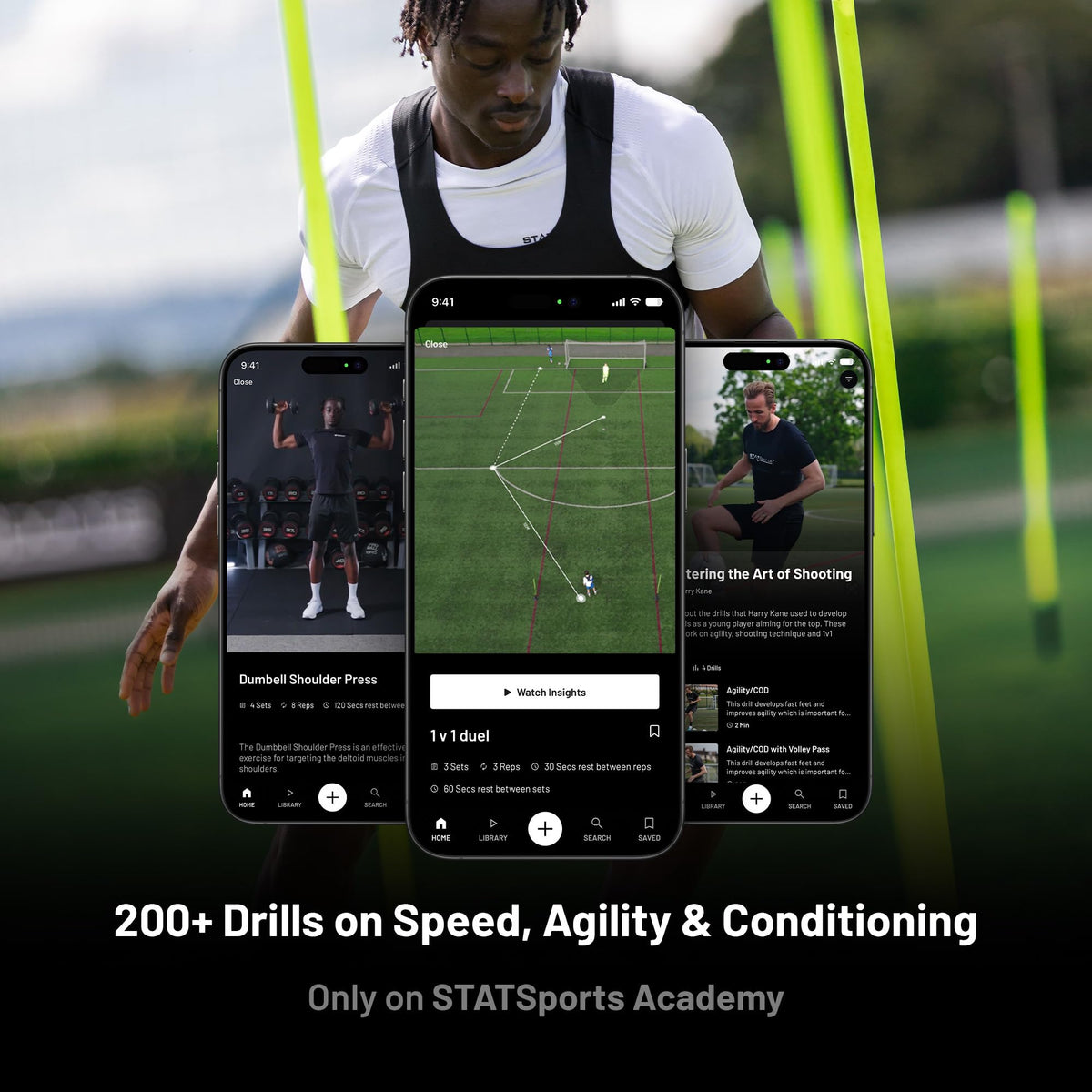 STATSports Academy GPS Soccer Tracker Vest – 24 Key Metrics