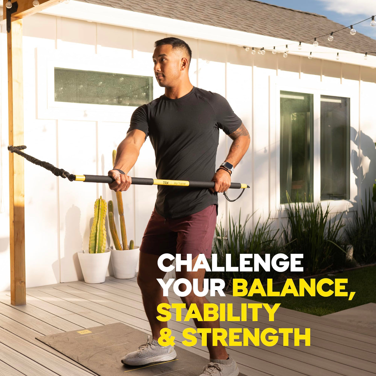 Resistance Cord Trainer for Home Gym Workouts