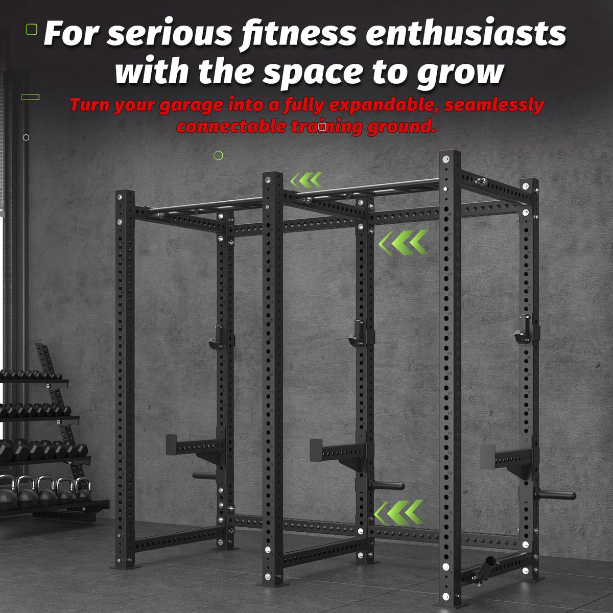 JFHID Commercial Power Cage, Multi-Function Power Rack