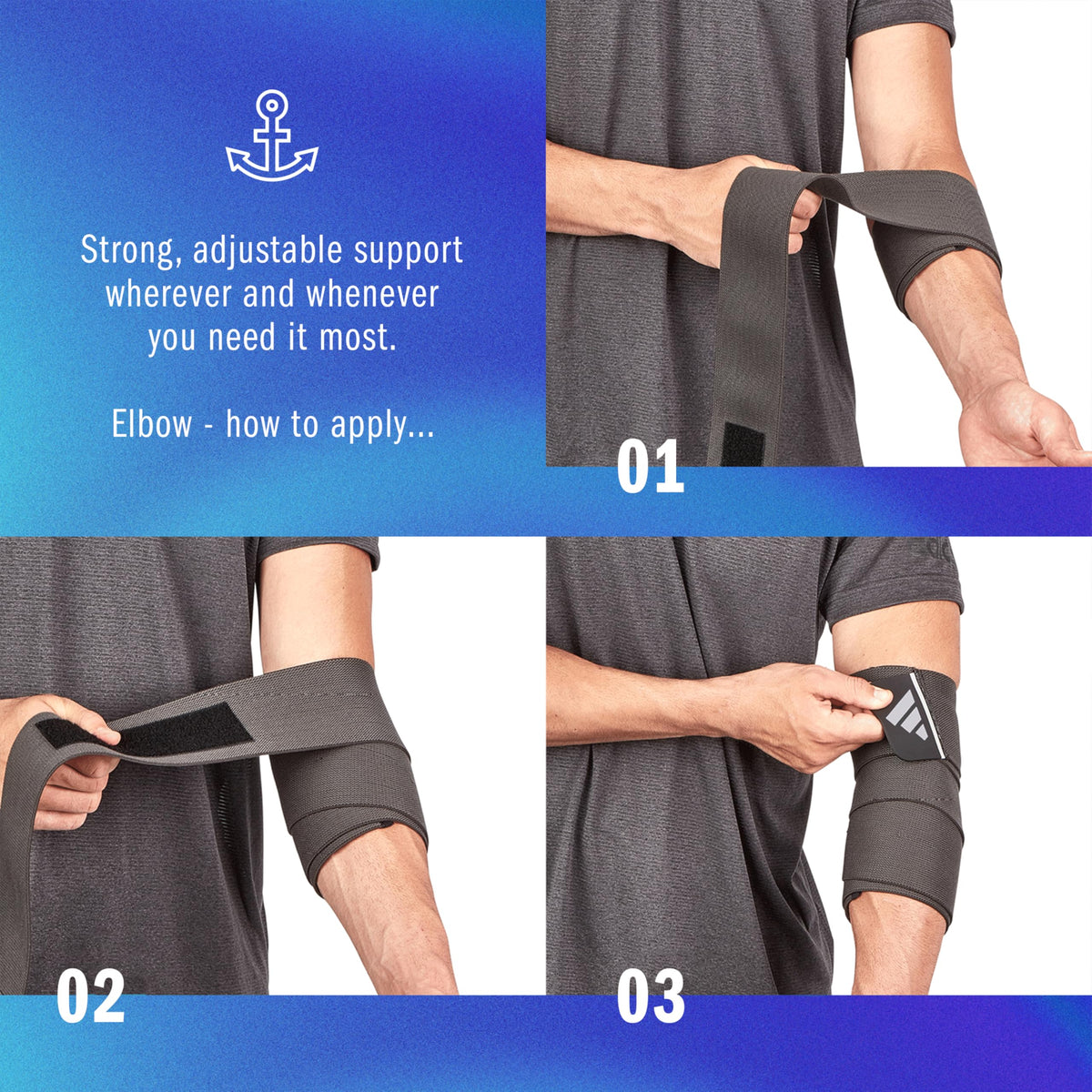 Adidas Universal Support Wrap for Knee or Elbow