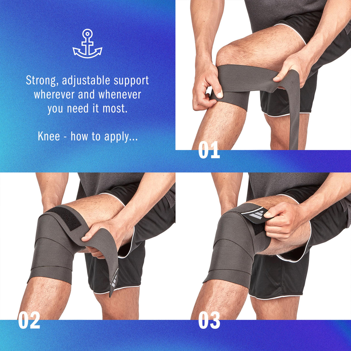Adidas Universal Support Wrap for Knee or Elbow